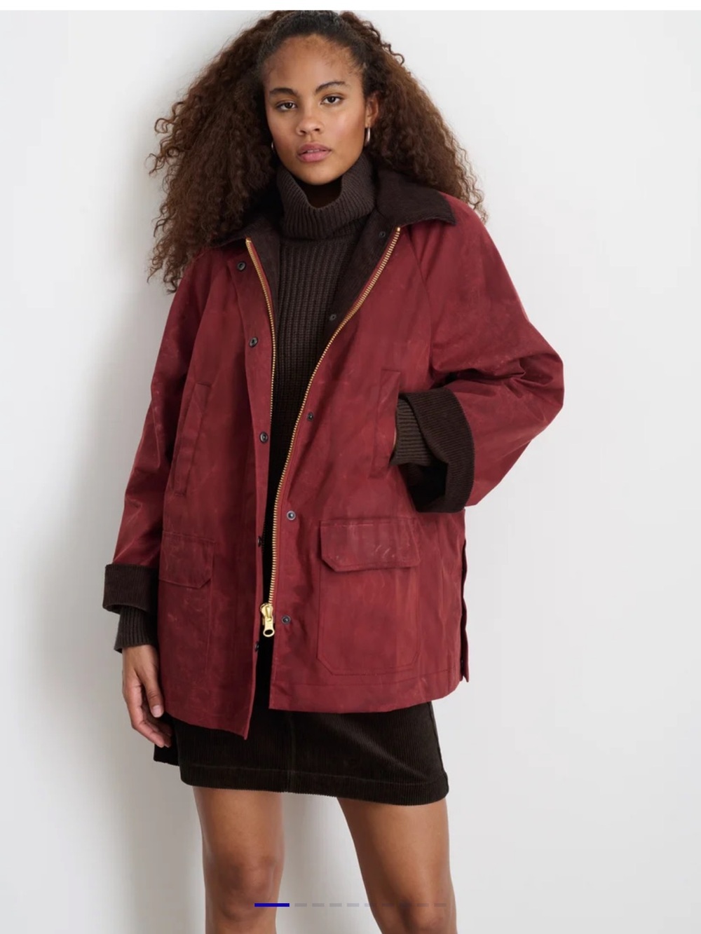 Alex Mill Chiltern Street Jacket - Brick Red